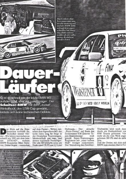 BMW M3 Schnitzer STW Cup